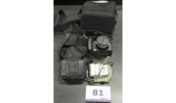 3 diverse digitale fototoestellen w.o. SONY Powershot SX1